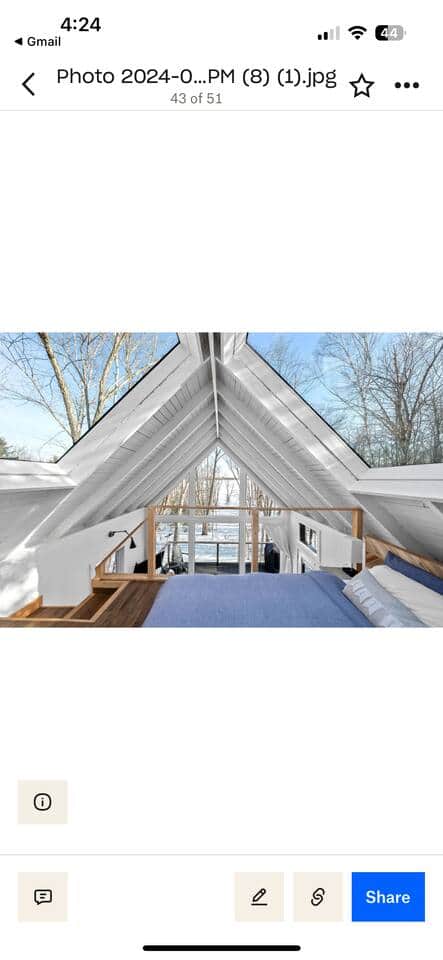 Skylights to stargaze from bed Skylights to stargaze from bed