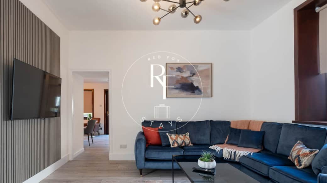 Spacious Lounge with Smart TV