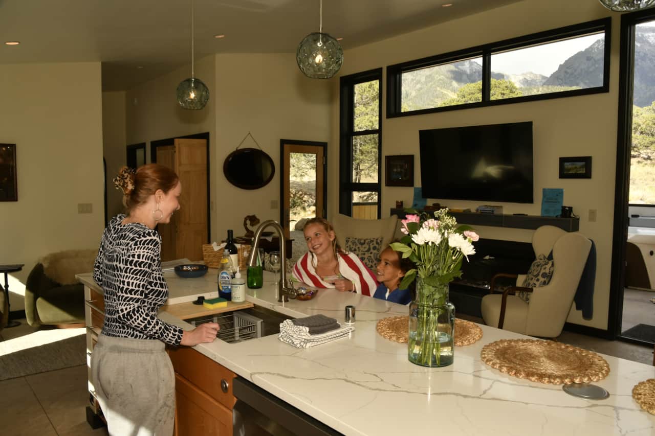 Kitchen with Bar for Entertaining