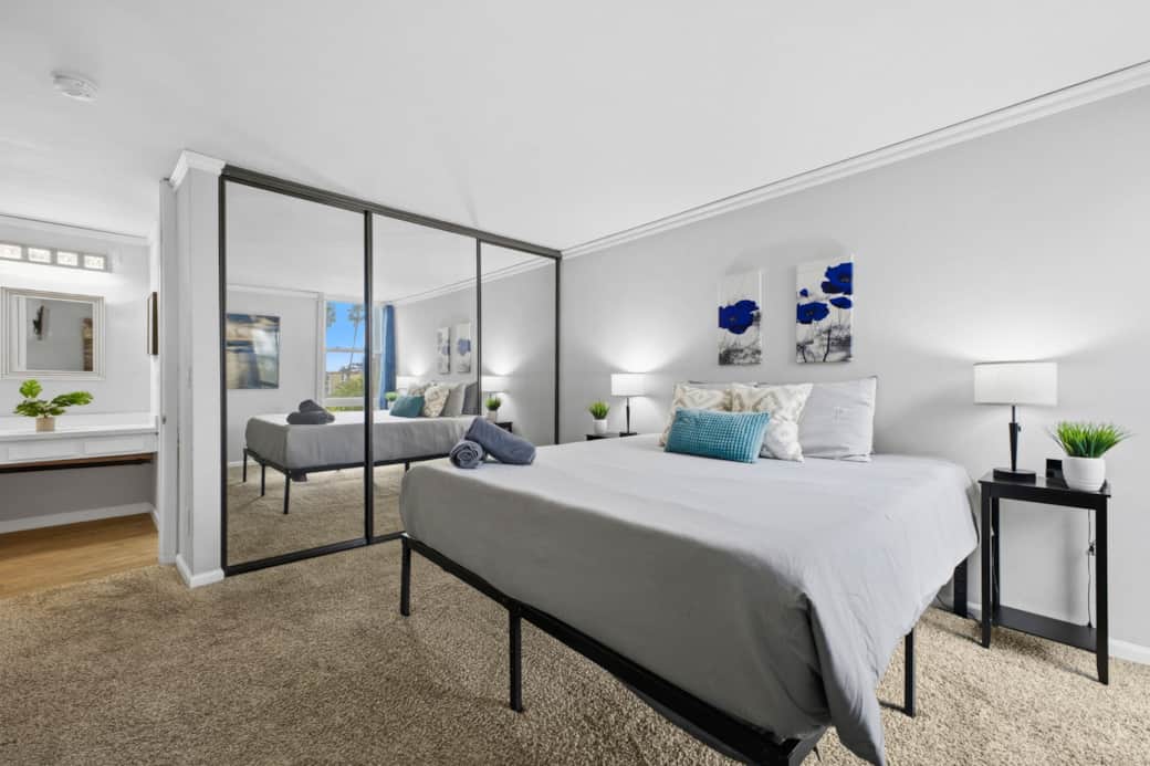 Bedroom #1 - Mirrored Closet