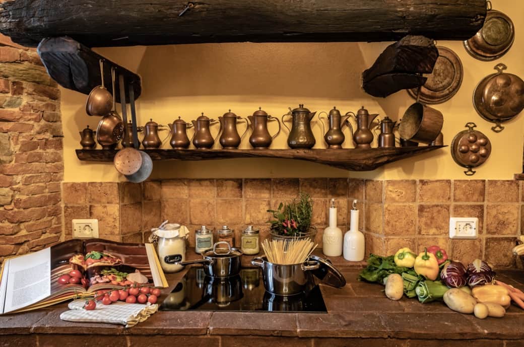Rustic Medievial themed kitchen