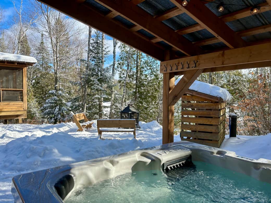 Vue du spa