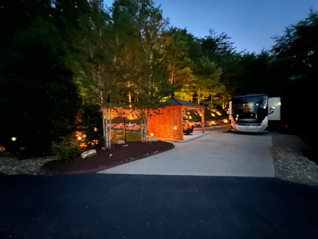 Night lighting and ample parking