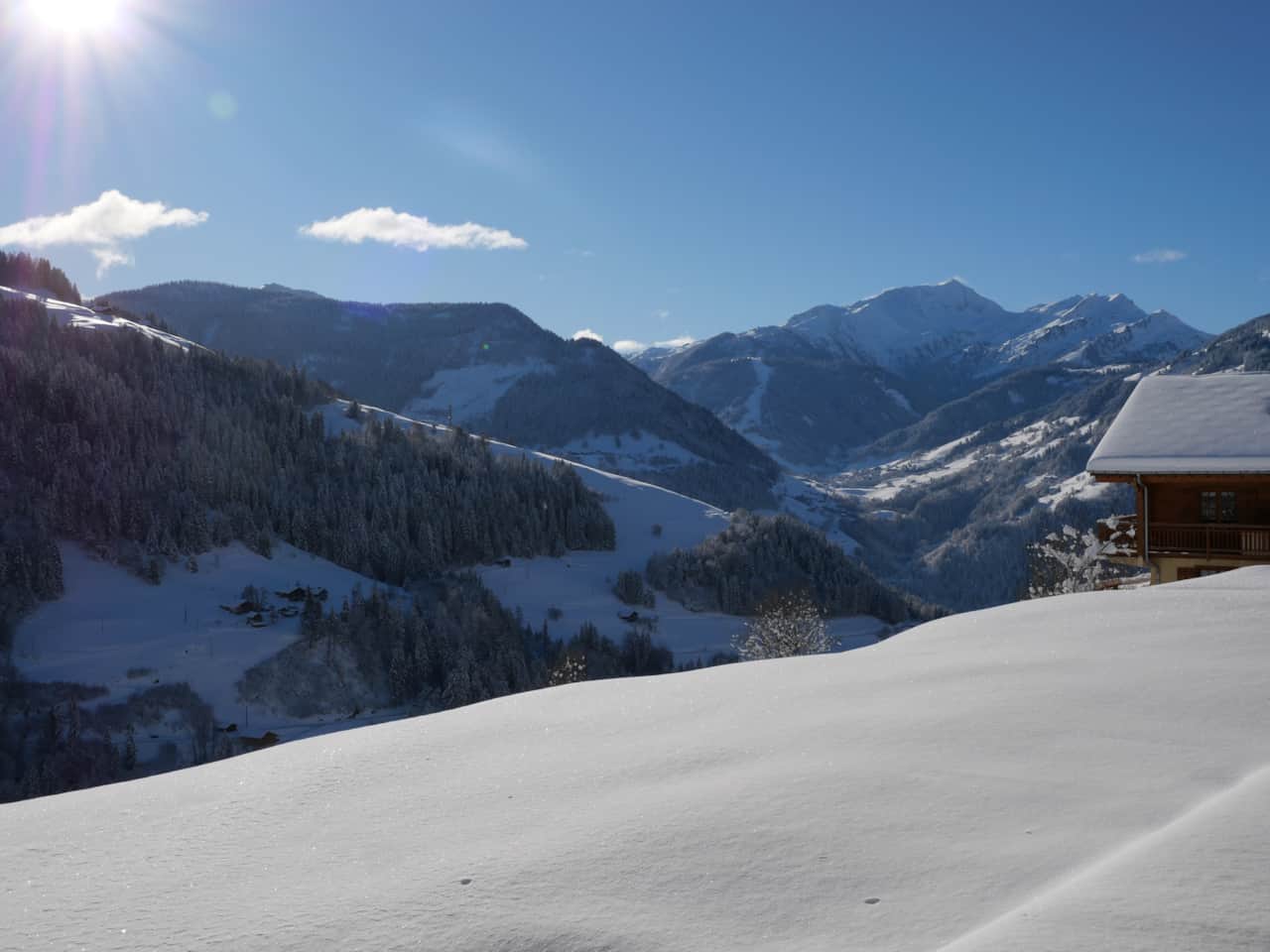 Vue terrasse (Arêches-Beaufort)