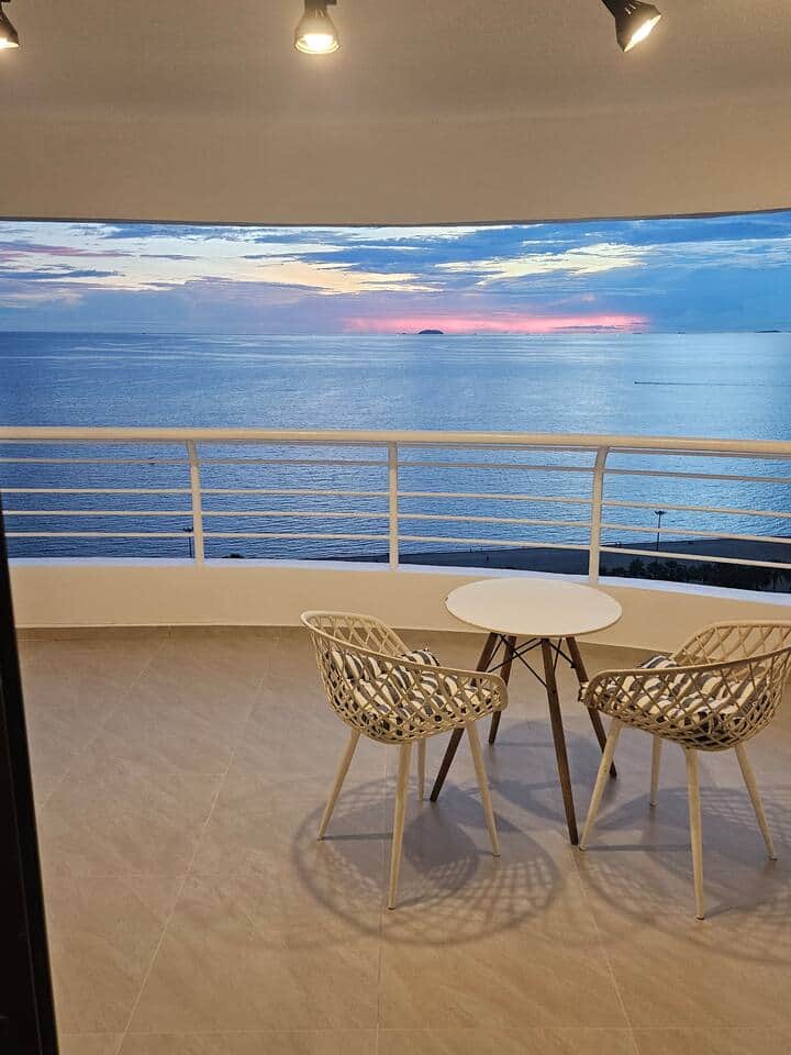Balcony sunset 