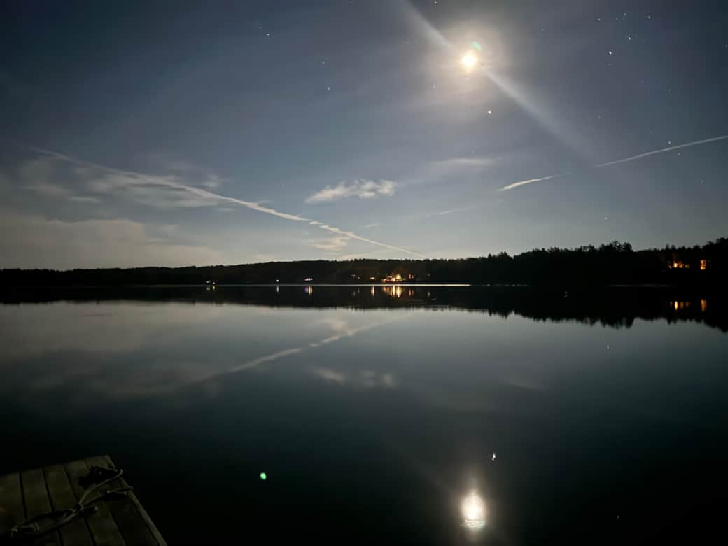 Peaceful night on the cove