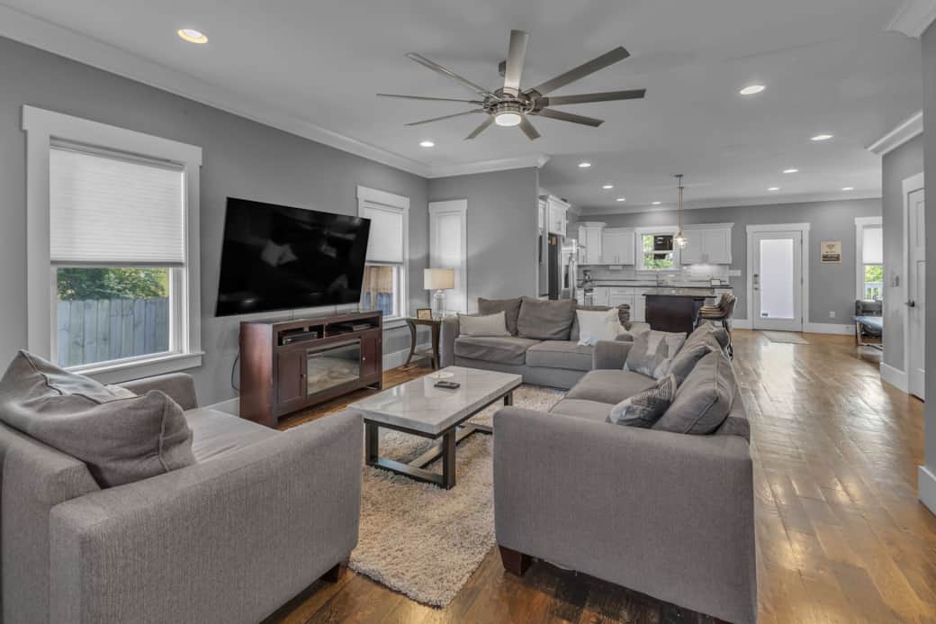 Large Open First Floor perfect for entertaining large groups