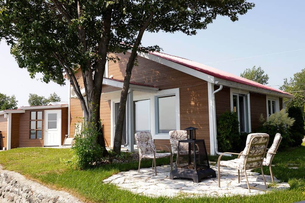 Vue extérieure du chalet