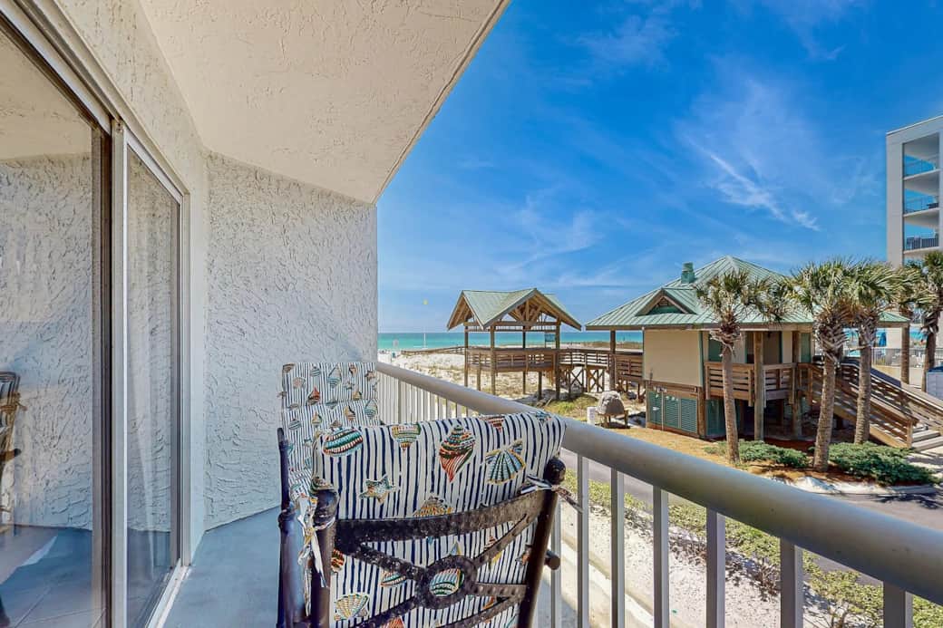 Partial Gulf View from Balcony