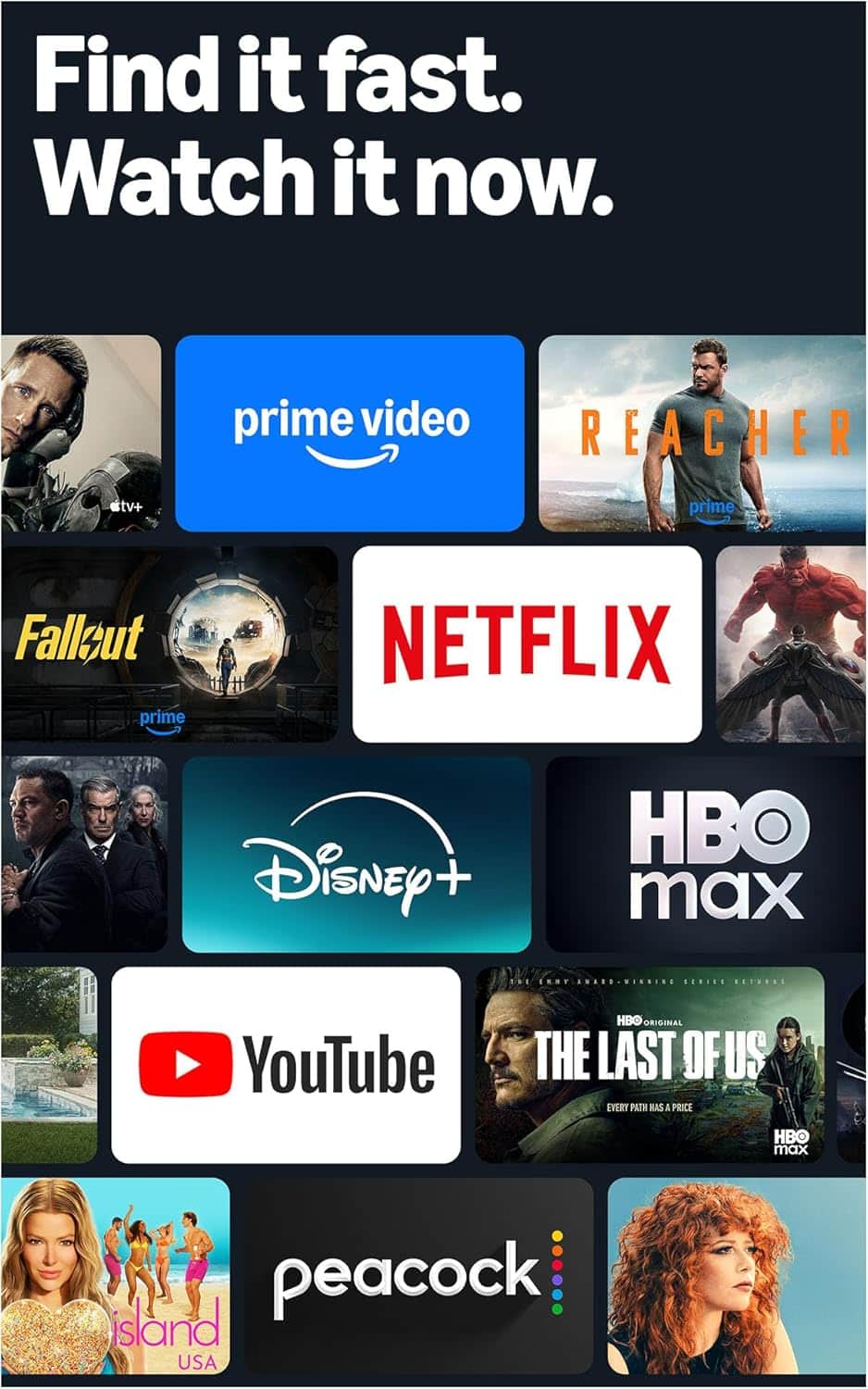 Amazon Fire TV Stick streaming services