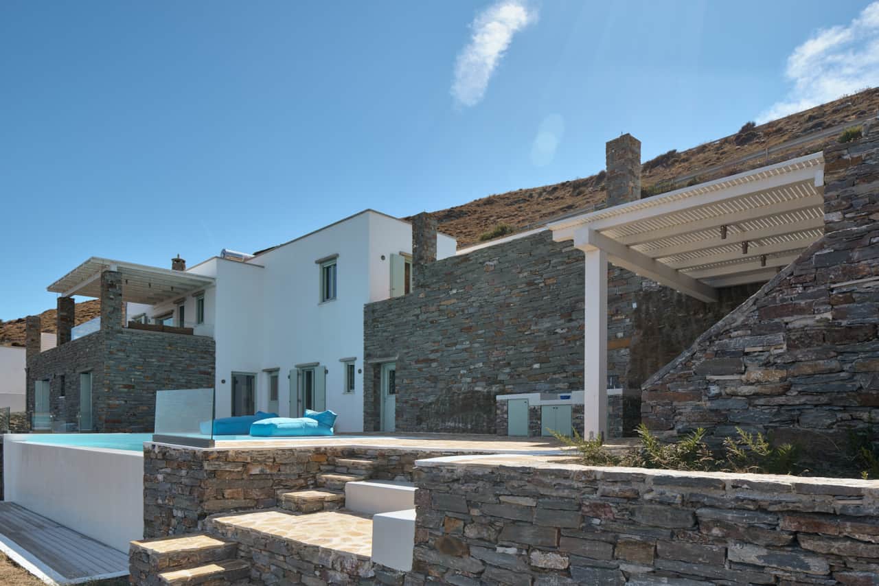 Stone architecture and spacious terraces