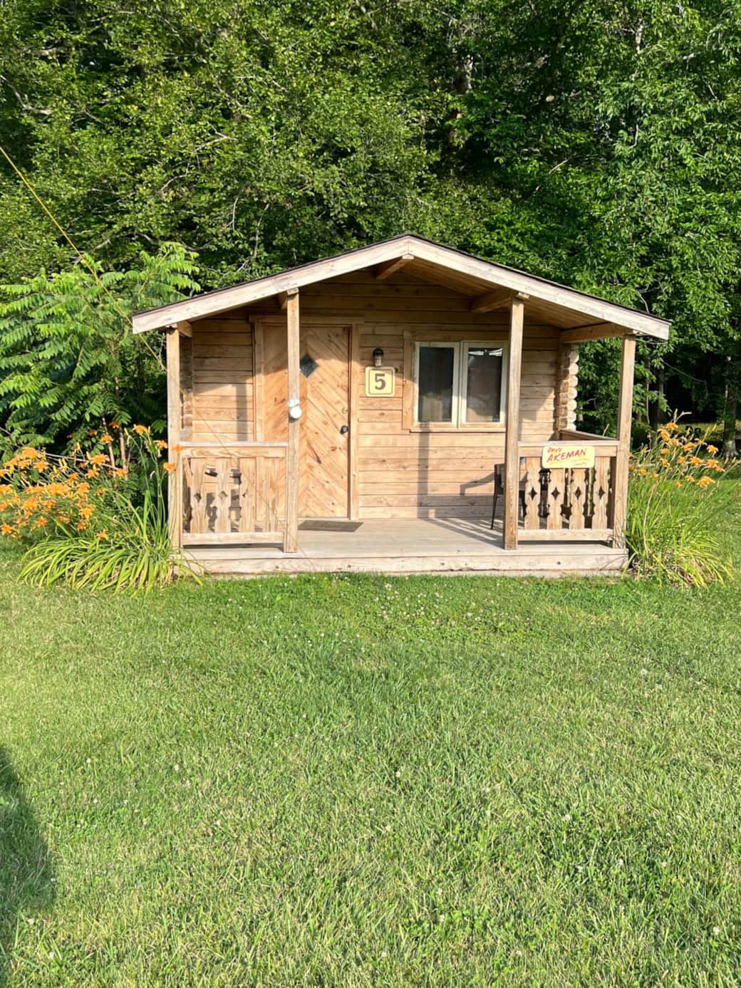 Across the road from our 24/7 shower house and restrooms.