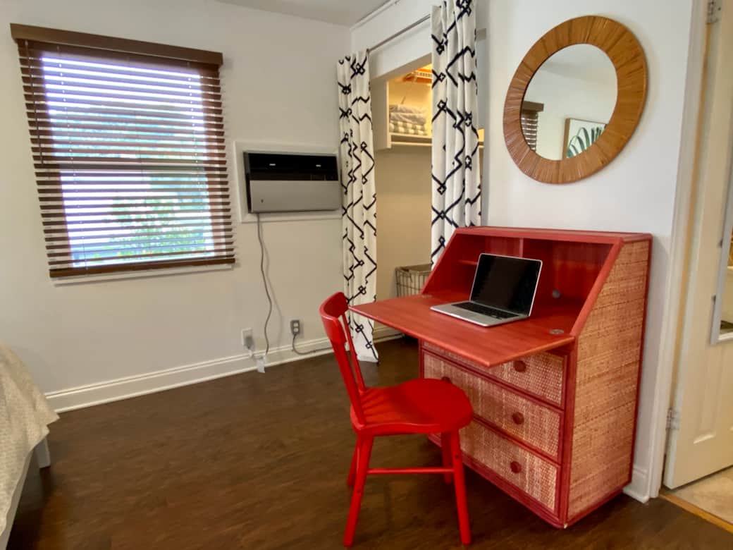 Available desk area