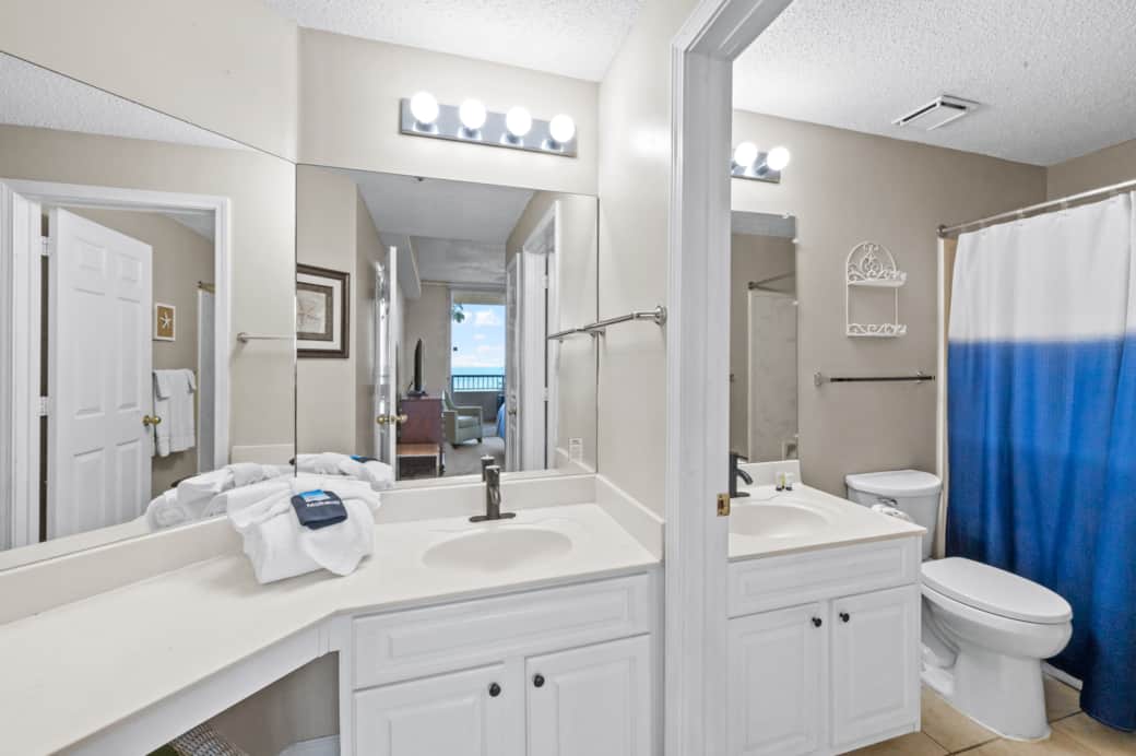 Master Vanity and Bathroom