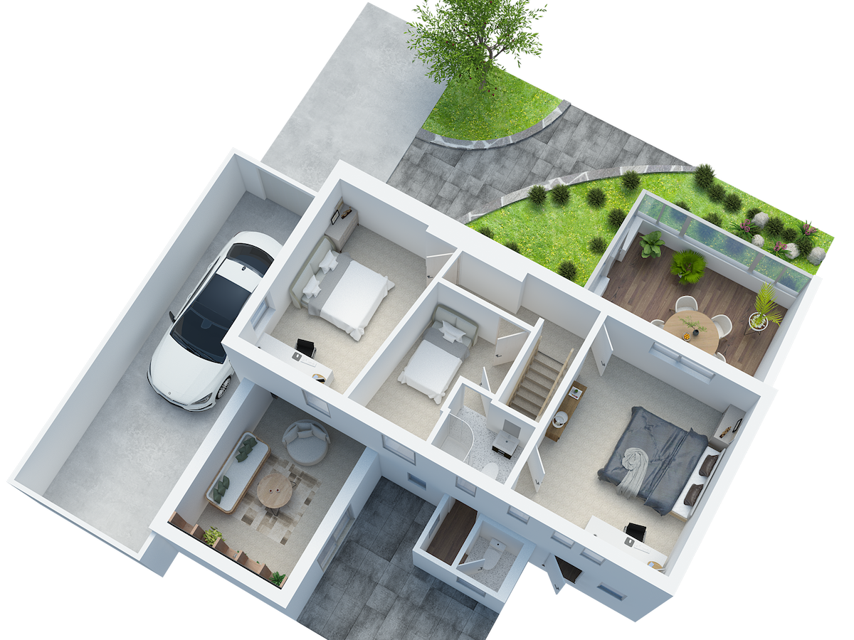 First-floor plan, furniture may not be the same layout