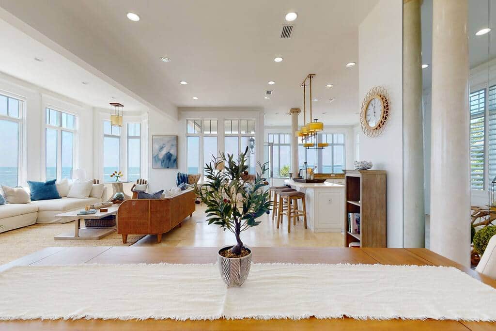 View of main living area - third floor