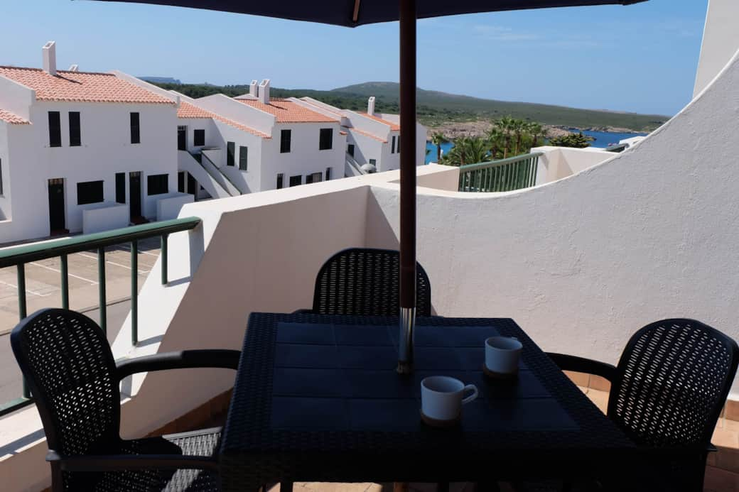 Private terrace with sea views