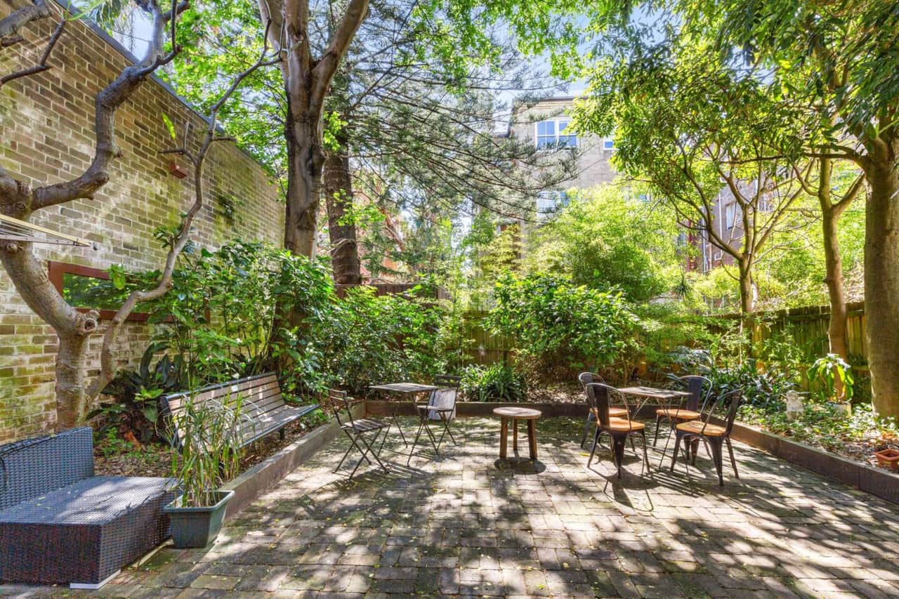 Communal courtyard, great to have a peaceful break