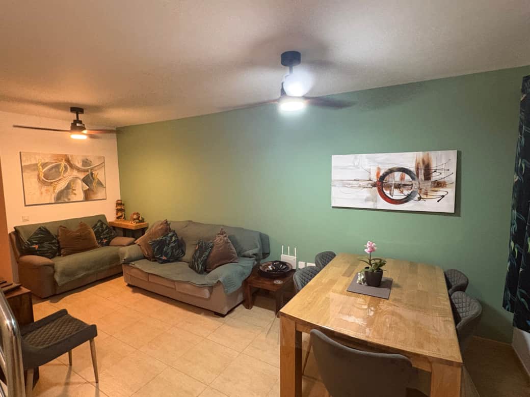 Living Room and Dining Area