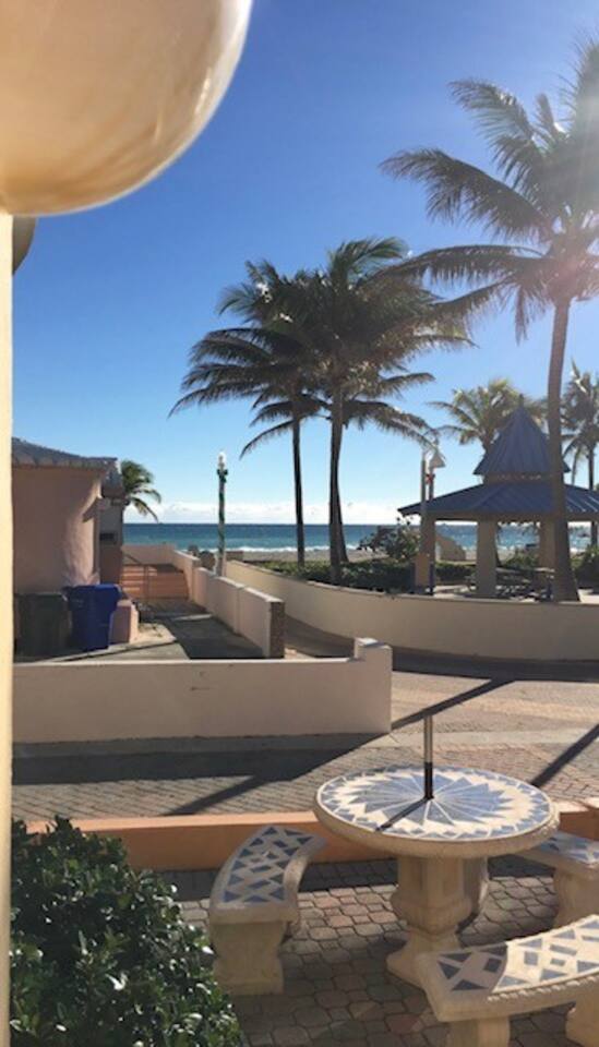 First Floor -1 Bedroom Condo Steps from Beach