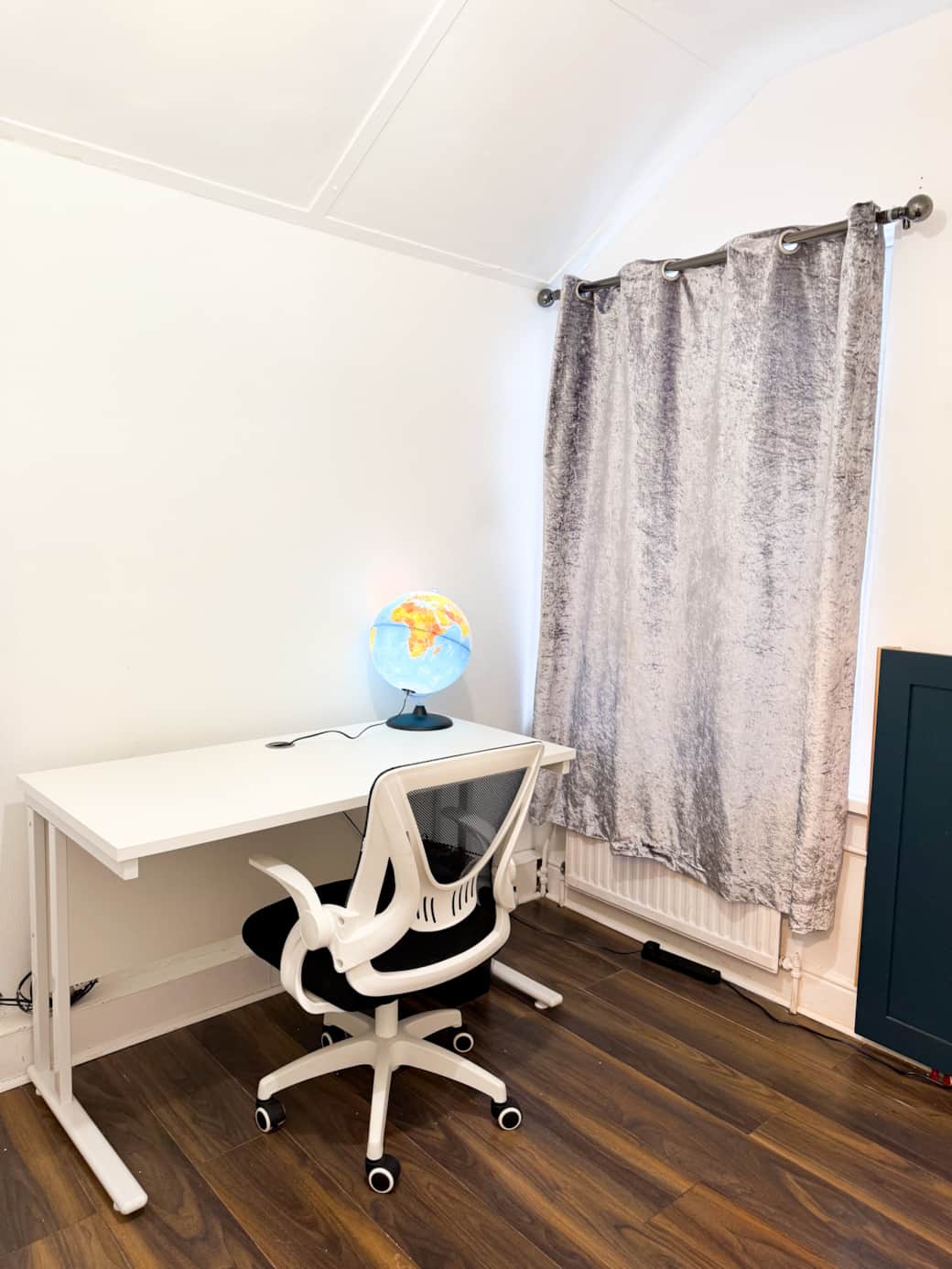 Office space with desk and chair