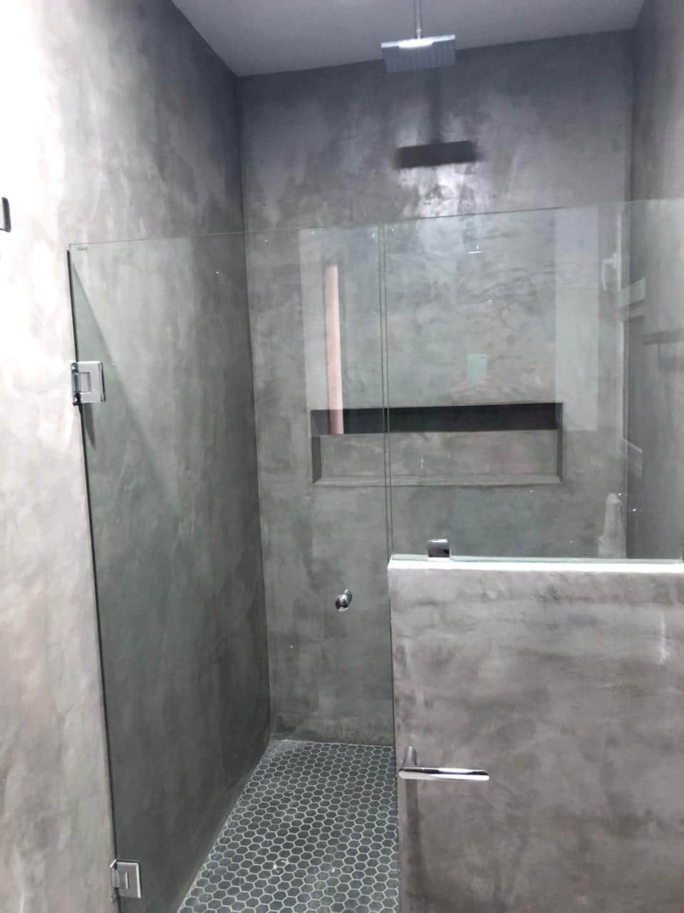 Spa-style rainfall shower to unwind in.