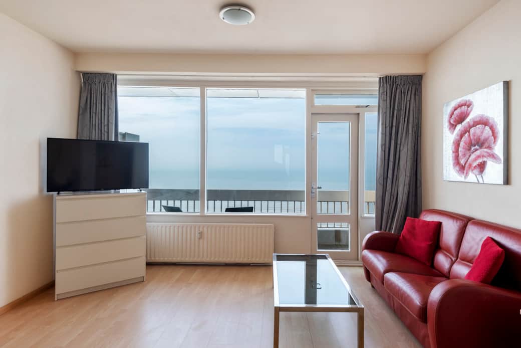 Wohnzimmer mit Meerblick