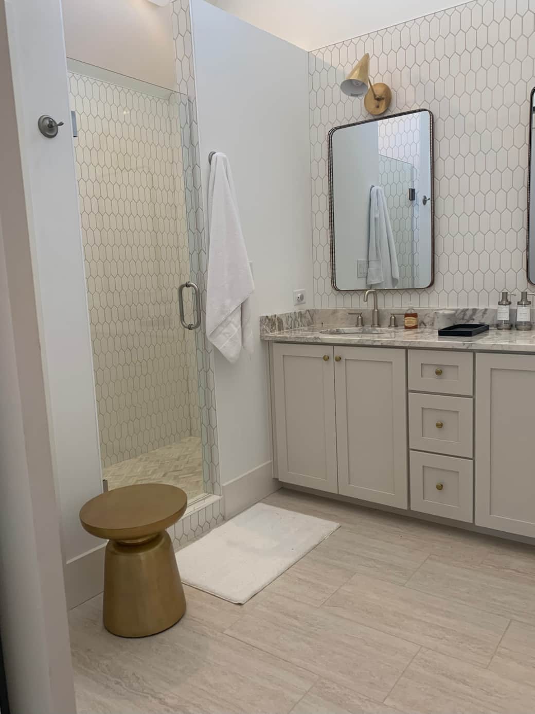 Master bath and shower