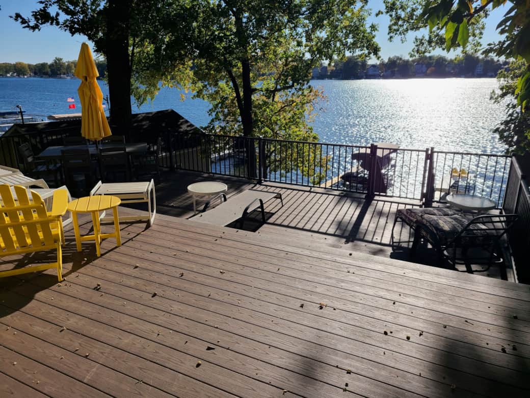 Lake Tippecanoe from the deck