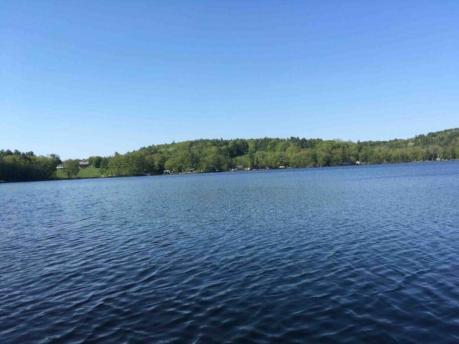 Rocky Bound Pond from a kayak