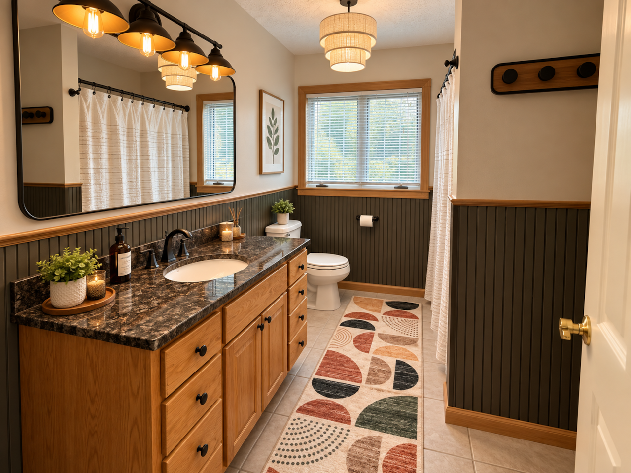 Main Bathroom with tub/shower