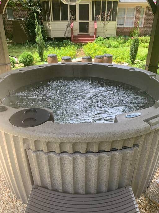 Backyard Jetted Tub Backyard Jetted Tub