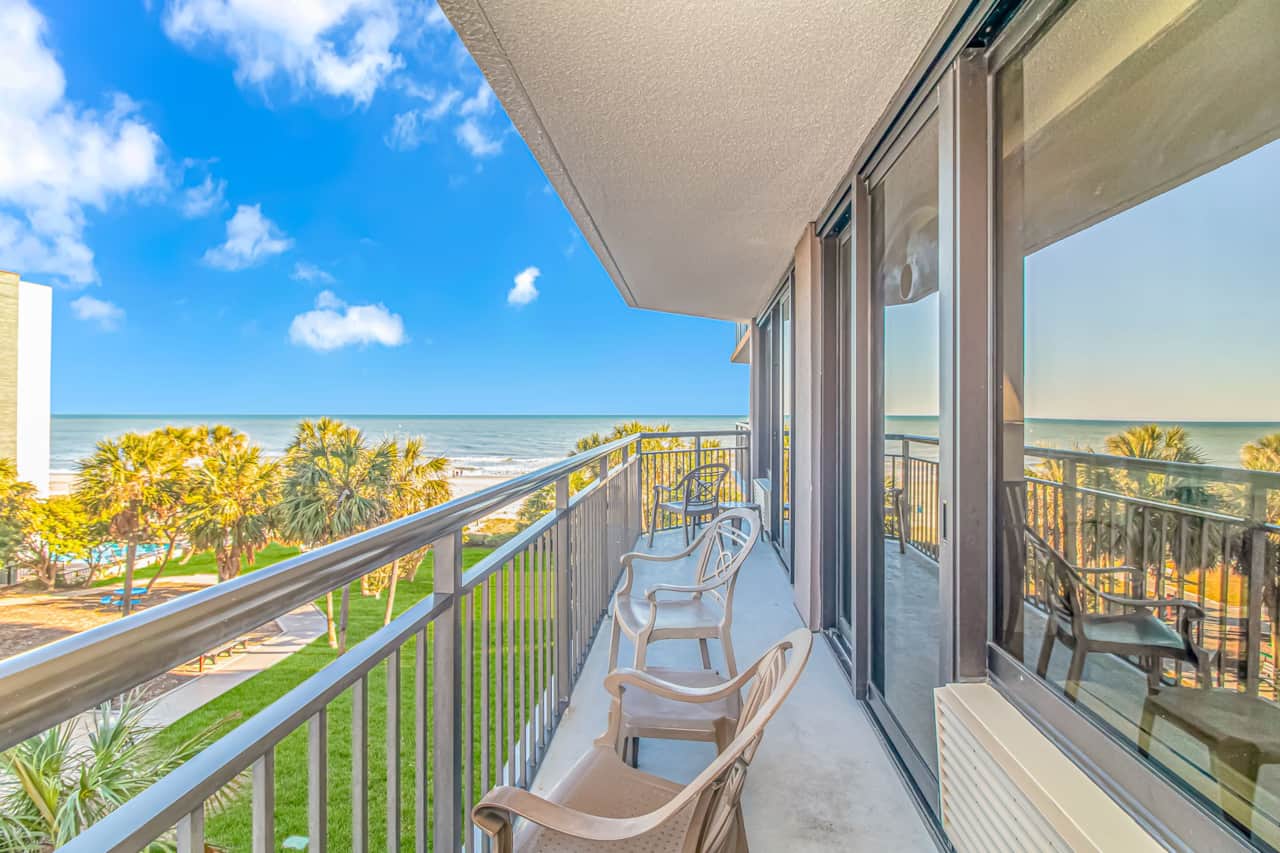 Enjoy gorgeous ocean views from your private balcony—perfect for morning coffee or evening sunsets.
