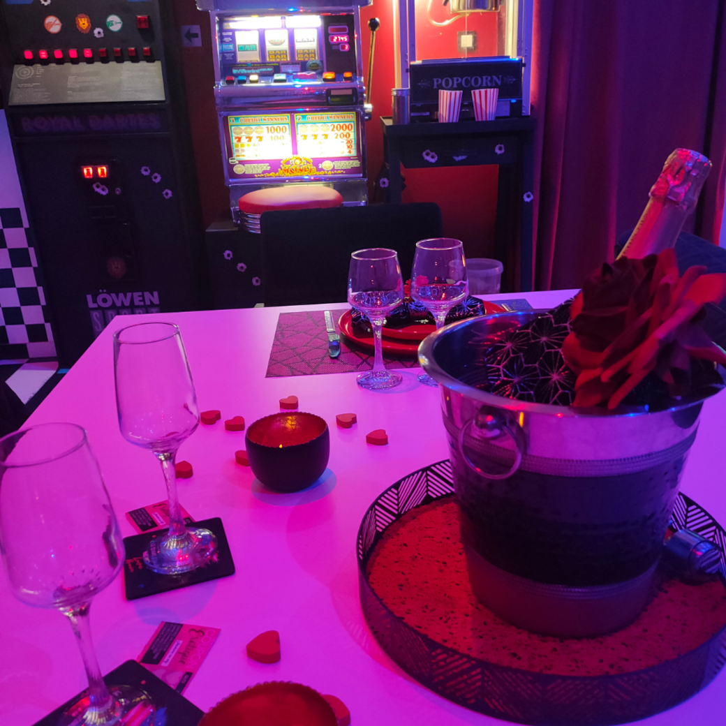 Table et champagne