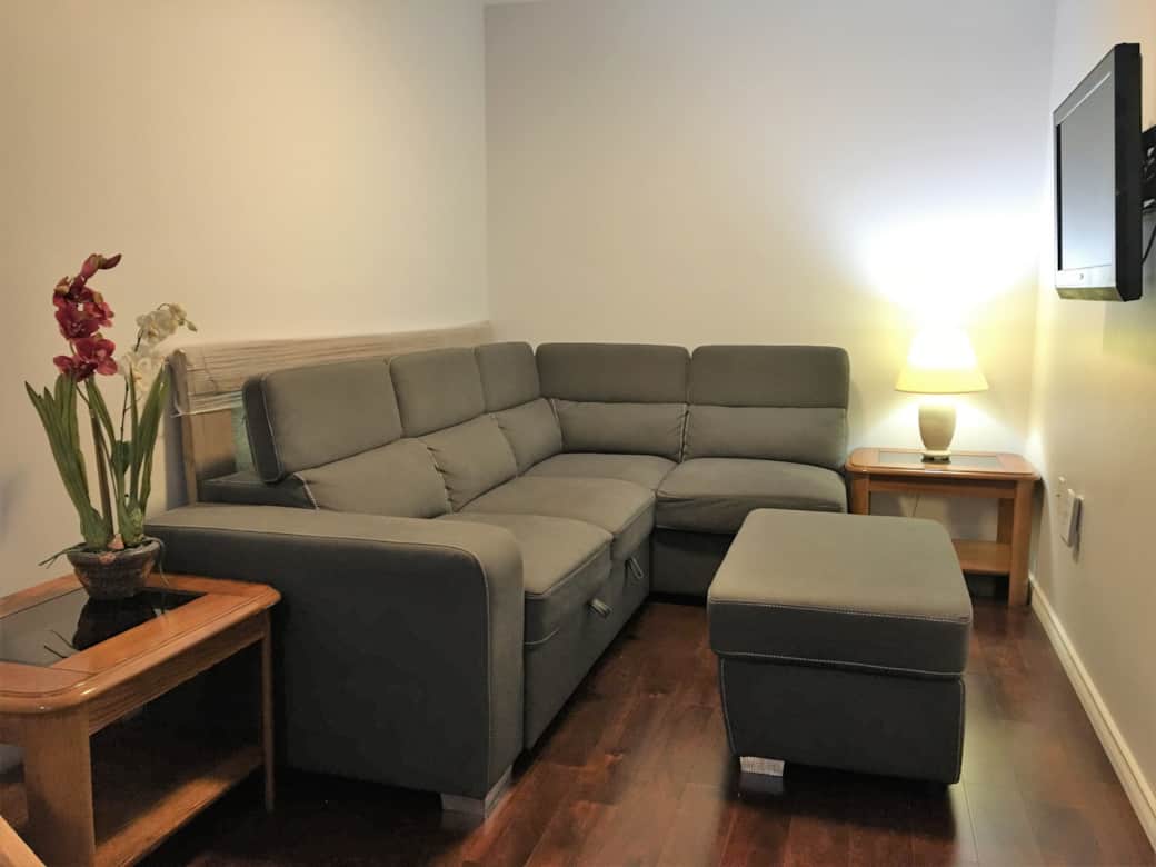 Second Living Room with Pull Out Bed and TV