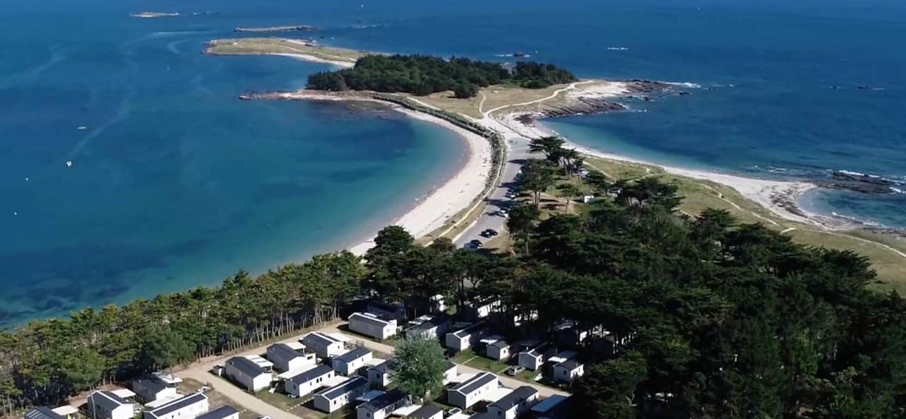 camping à la Pointe du Conguel