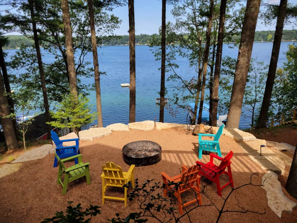Long Lake Escape Year round HOT TUB & Pontoon Rental Vacation Home in