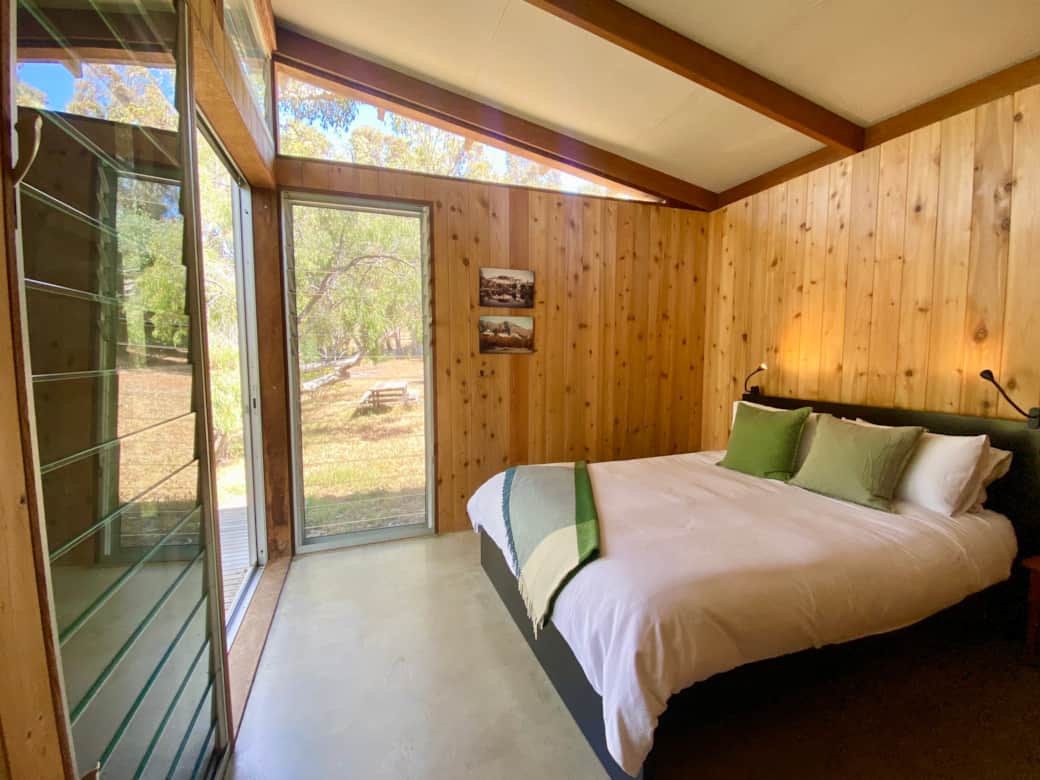 Comfortable queen sized bed