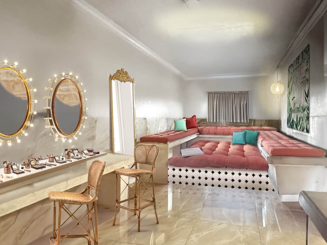 The Dressing Suite by our Indoor Pool