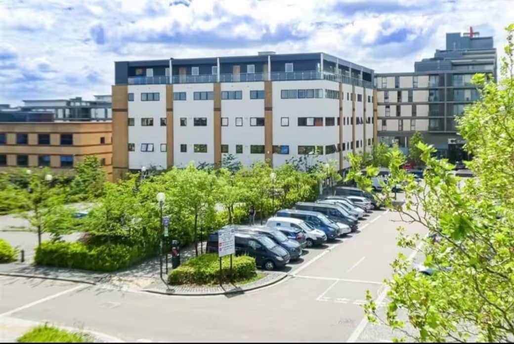 Exterior of block