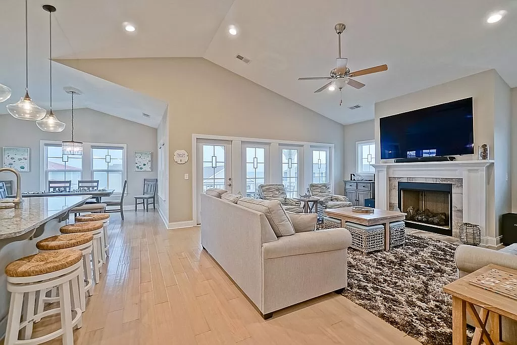 Main Living Area and Kitchen
