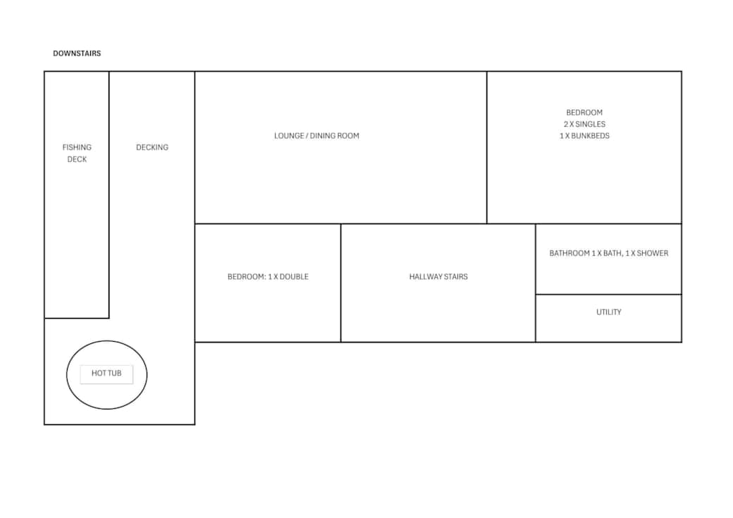Downstairs floorplan