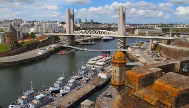 Brest – Recouvrance-Brücke & Schloss