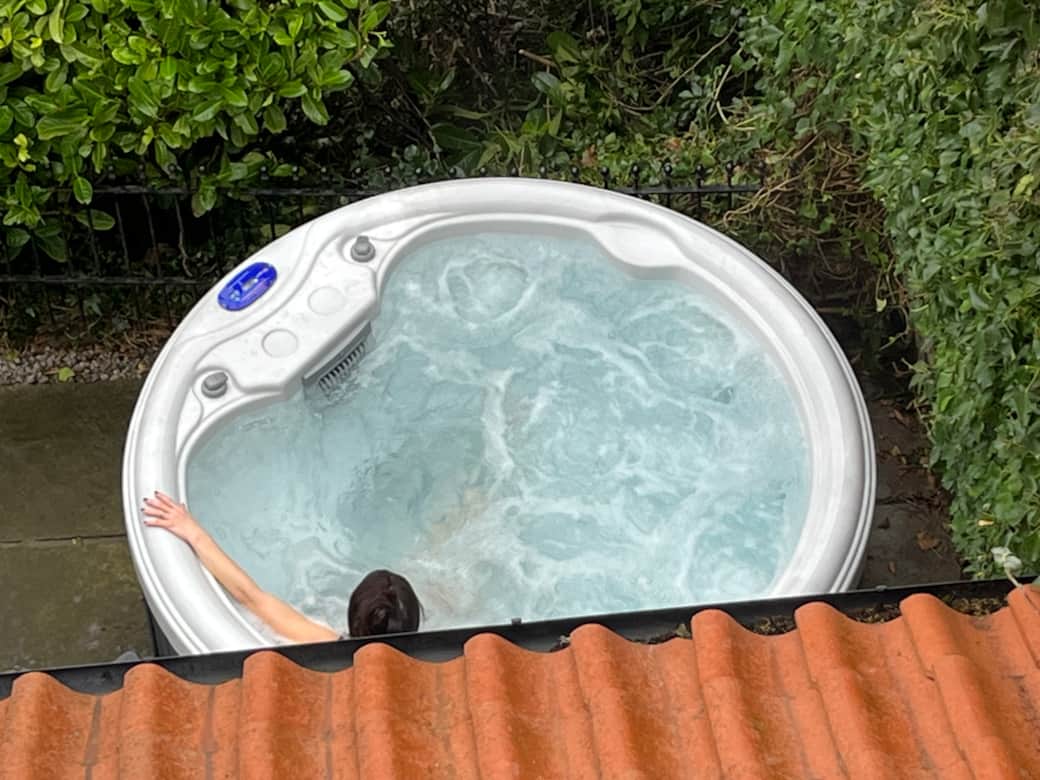 Hot Tub on private patio Hot Tub on private patio