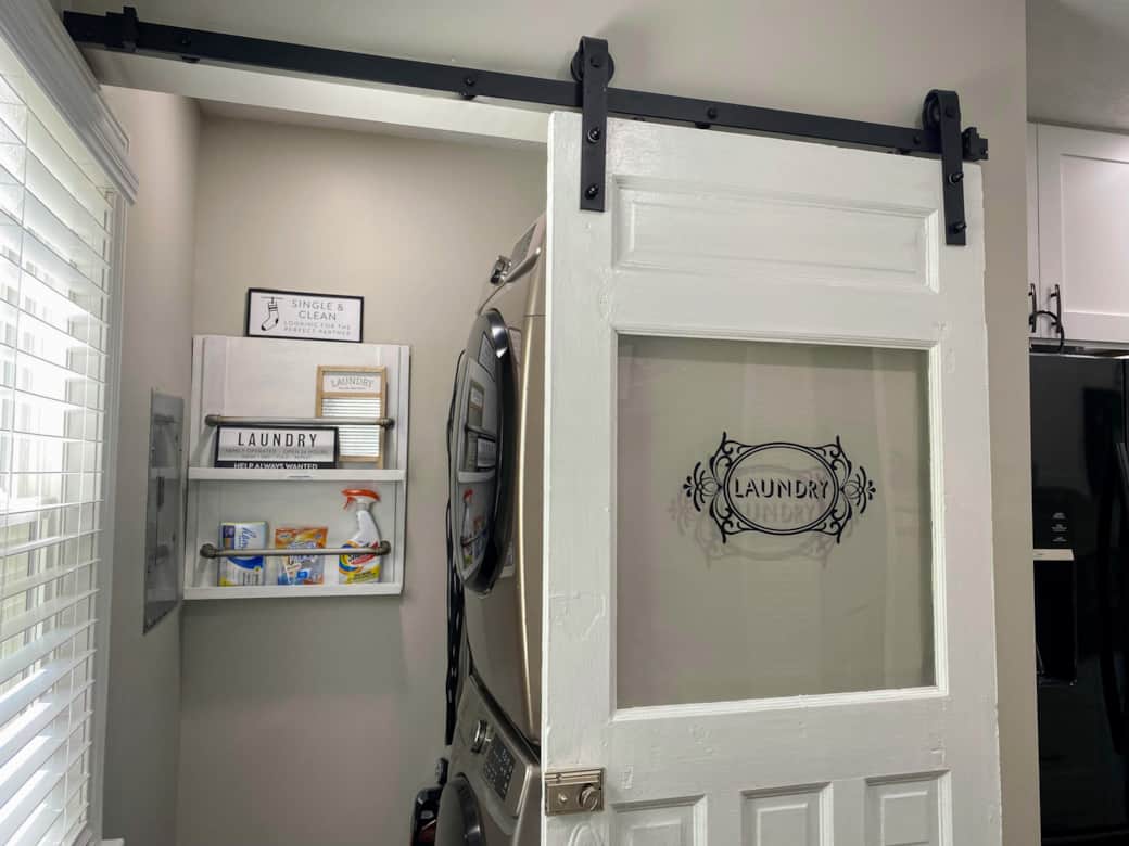 laundry room on site