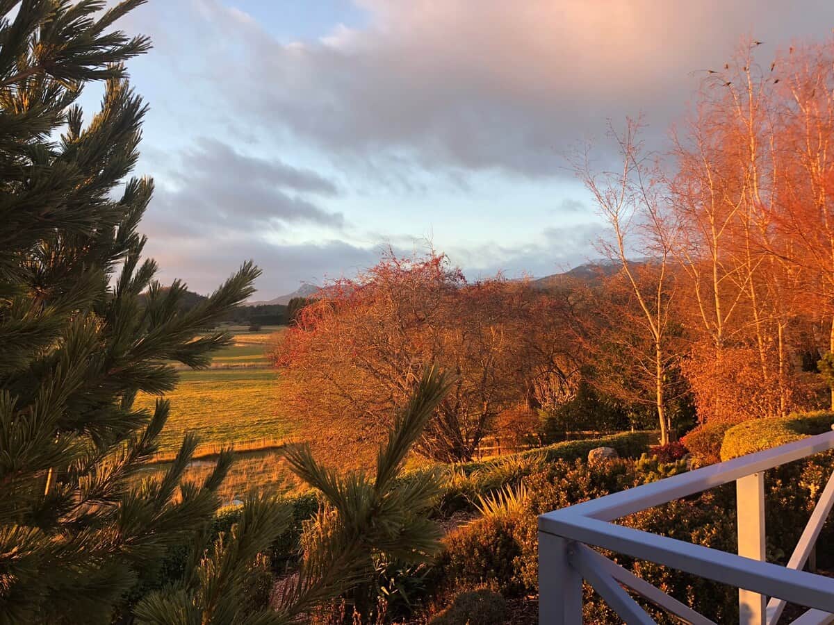 Morning sun and the Great Western Tiers