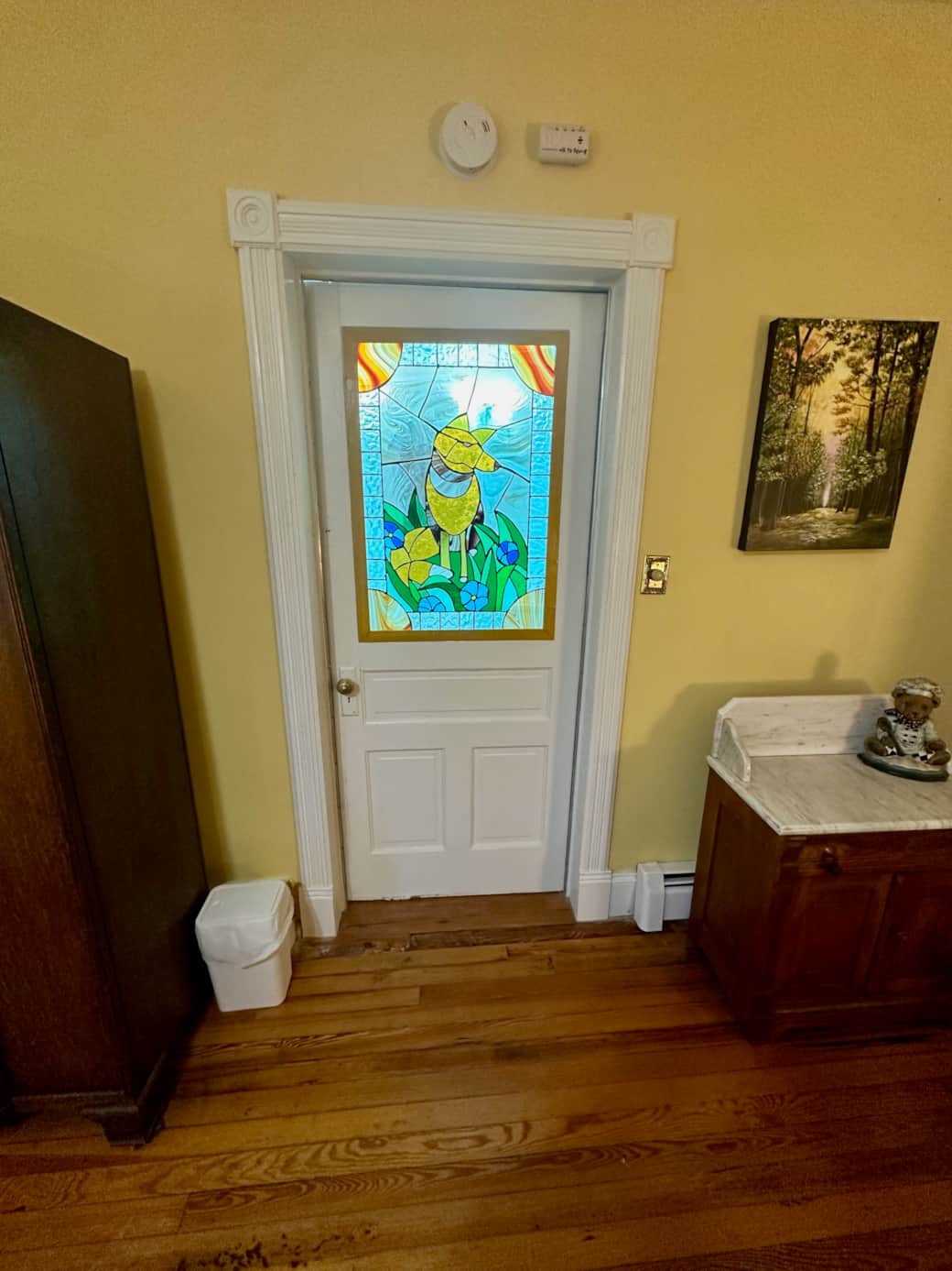 Gold Room Bathroom Door