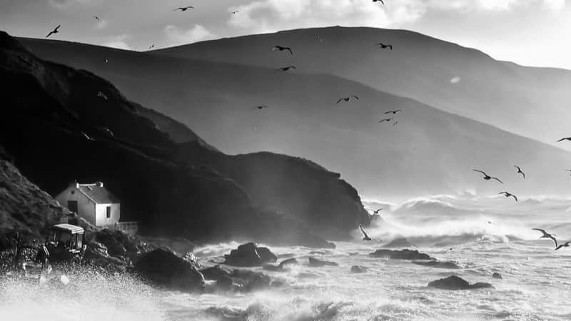 Isle of Man Celtic landscape associated with Wicca history