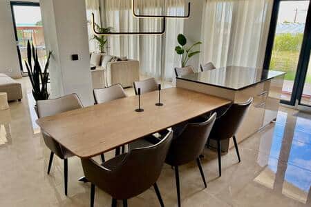 Inside dining area