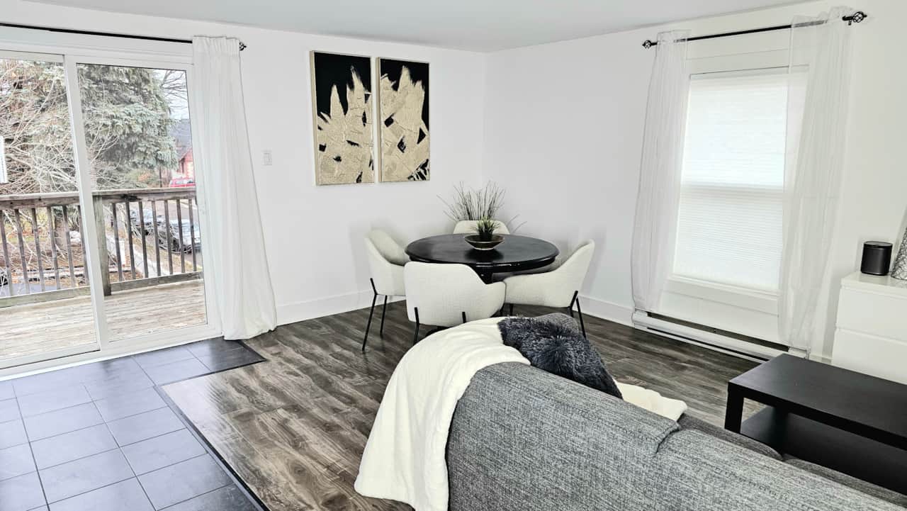 Open Concept Dining and living room